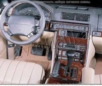 Декоративные накладки салона Land Rover Range Rover 1996-2002 полный набор, Соответствие OEM, 26 элементов.
