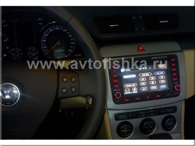 Volkswagen Golf 5, Touran, Passat B6, Jetta, Caddy автомагнитола, штатное головное устройство с GPS навигацией, 2 din.